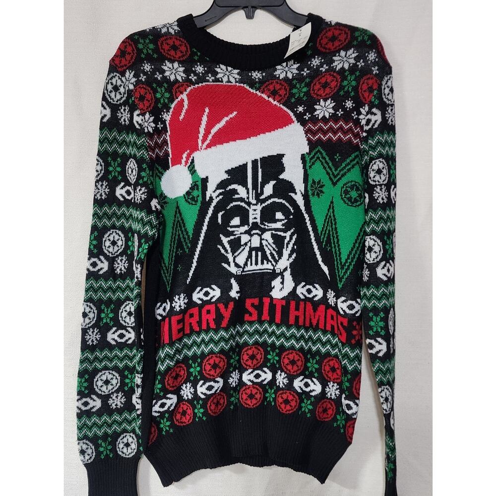 Dark Vader ''Merry Sithmas'' Christmas sweater men's small